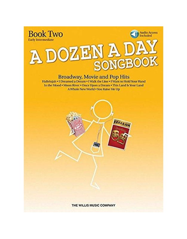 A Dozen A Day Songbook: Book 2 - Broadway, Movie and Pop Hits / Early Intermediate Level (BK/AUD)