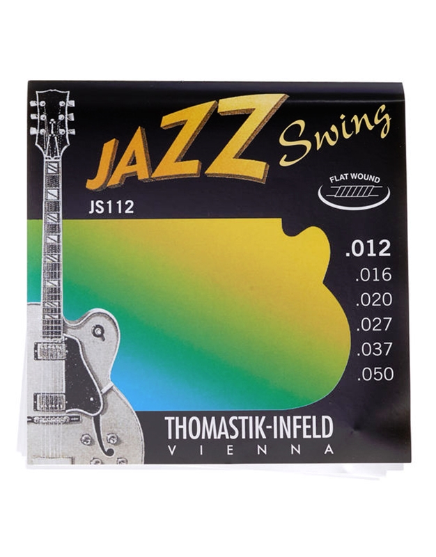 THOMASTIK JS112 Σετ Χορδών Ηλεκτρικής Κιθάρας Jazz Flatwound (12-50) 