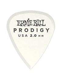 ERNIE BALL White Prodigy Picks 2.0mm (6 pieces)