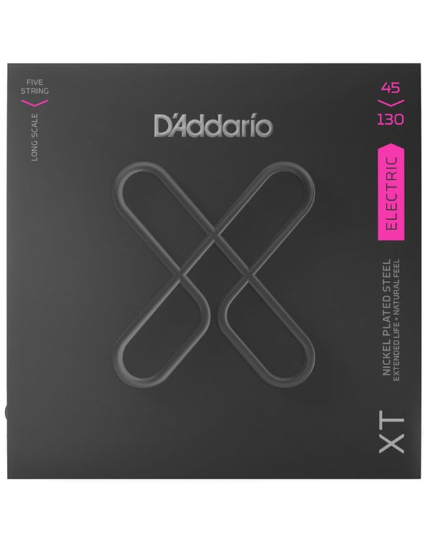 D'Addario XTB45130 Regular Light Χορδές  5-χορδου Ηλεκτρικού Μπάσου Long Scale