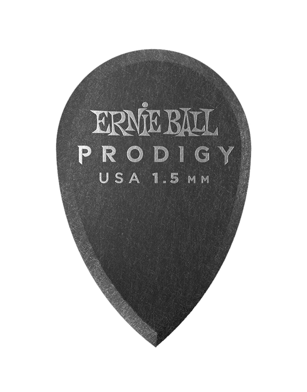 ERNIE BALL Black Teardrop Prodigy 9330 Πέννες 1.5mm (6 Τεμάχια)