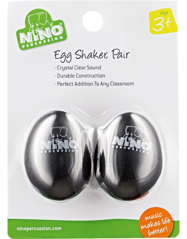 NINO Nino 540ΒK-2 Black Egg Shakers