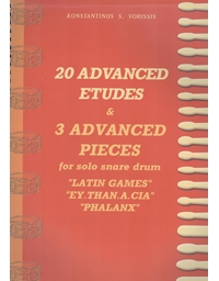 Bορίσης – 20 Advanced Etudes & 3 Advanced Pieces For Solo Snare Drum