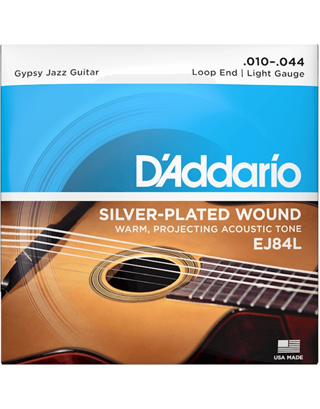 D'Addario EJ84L Light Loop end Gypsy Jazz Χορδές Ακουστικής Κιθάρας