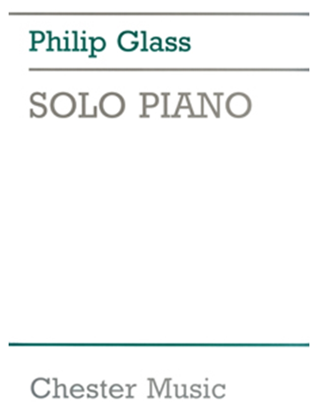 Glass Philip  - Solo Piano