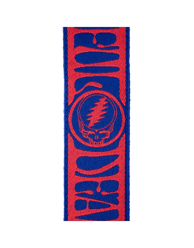 D'Addario 50GD00 50MM Grateful Dead Steal Your Face Red/Blue Zώνη Κιθάρας - Μπάσου