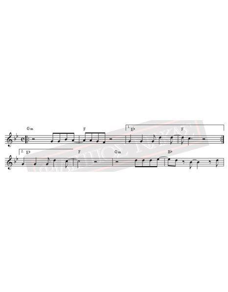 Cheria Psila - Music: M. Hadjigiannis, Lyrics: N. Moraitis - Music score for download