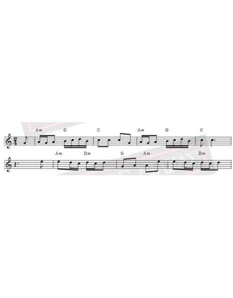 Trechantira - Music - Lyrics: Traditional - Music score for download