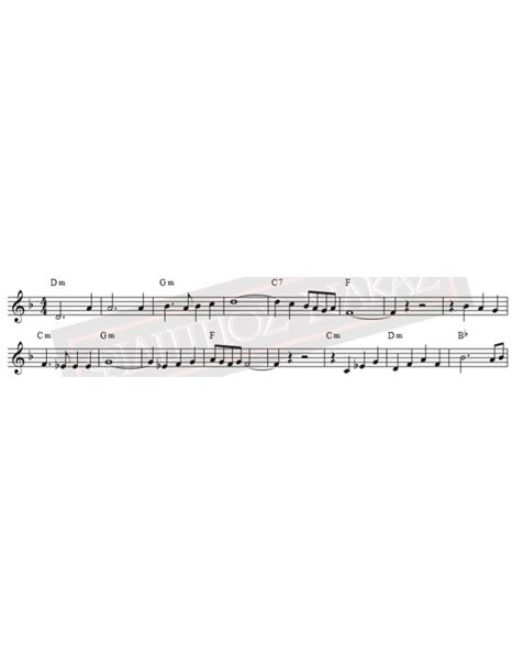 Treli Ki Adespoti - Music: N. Xydakis, Lyrics: M. Rasoulis - Music score for download