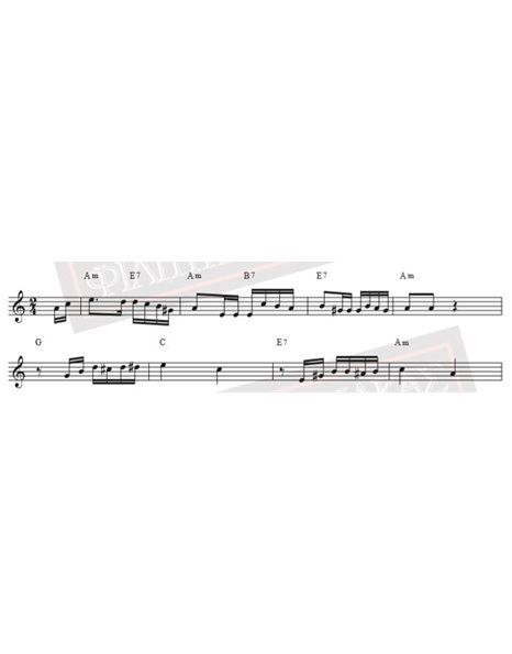 Το Τραγούδι Του Αλήτη - Μουσική - Στίχοι: Φ. Πολυμέρης - Παρτιτούρα για download