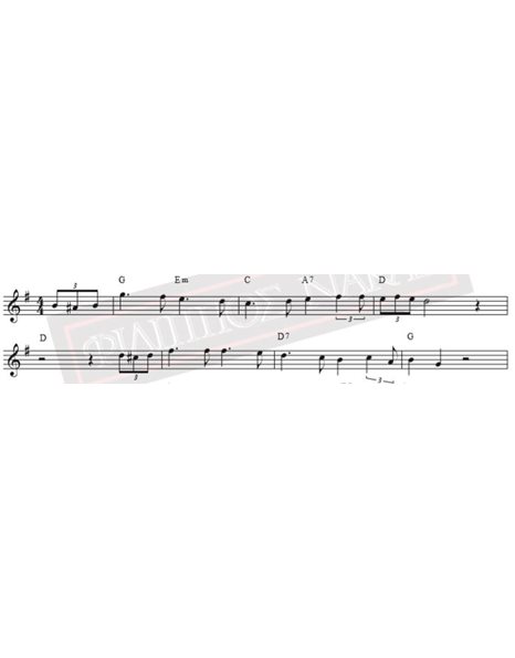 Το Σκαλοπάτι - Μουσική: Β. Τσιτσάνης, Στίχοι: Β. Τσιτσάνης - Γ. Τσάκαλος - Παρτιτούρα για download