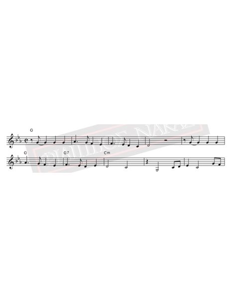 Τα Xάρτινα - Μουσική: Τ. Σούκας. Στίχοι: Ν. Μωραϊτης - Παρτιτούρα για download