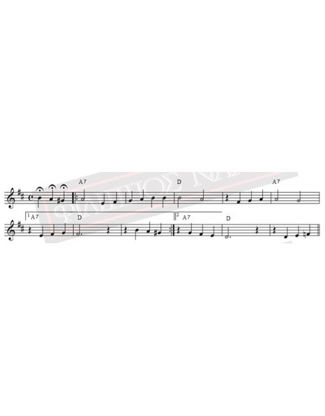 Μια Παναγιά - Μουσική: Μ. Χατζιδάκις, Στίχοι: Ν. Γκάτσος - Παρτιτούρα για download