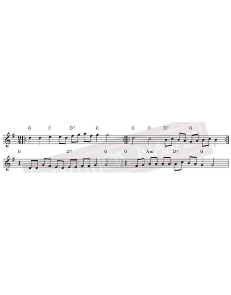 Τα Καβουράκια - Μουσική - Στίχοι: Β. Τσιτσάνης - Παρτιτούρα για download