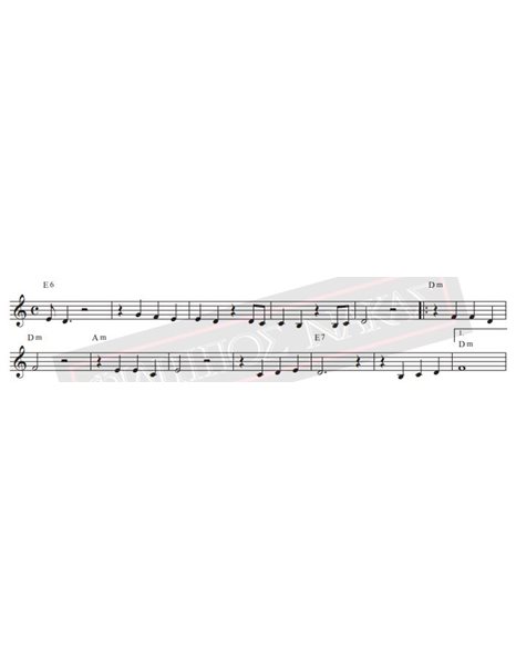 Πρόβα Nυφικού - Mουσική - Στίχοι: B. Δημητρίου - Παρτιτούρα για download
