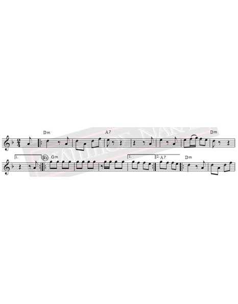 Ο Υμηττός - Μουσική - Στίχοι: Μ. Χατζιδάκις - Παρτιτούρα για download
