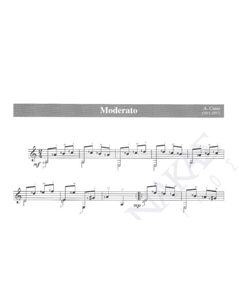 Moderato - Mουσική: A.Cano