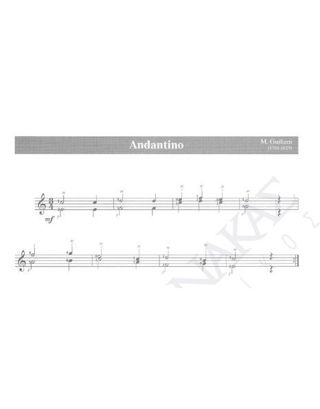 Andantino - Mουσική: M. Guiliani