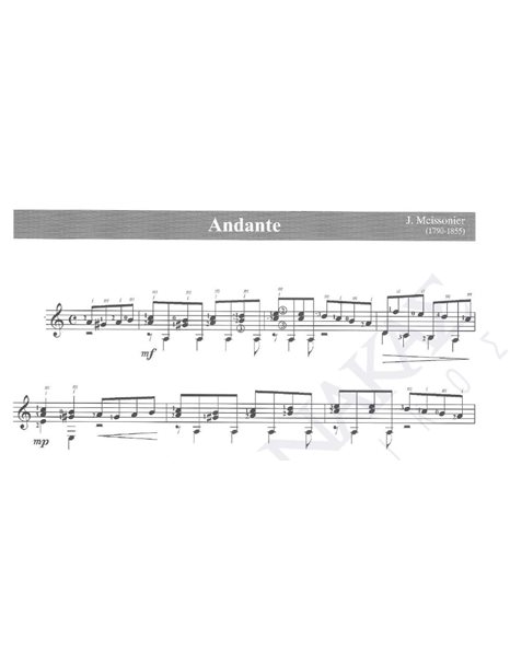 Andante - Mουσική: J.Meissonier