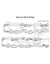 Aria on the G string - Composer: J. S. Bach