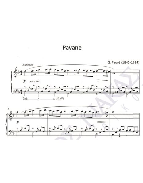 Pavane - Mουσική: G. Faure