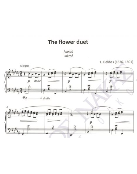 The flower duet (Lakme) - Composer: L. Delibes