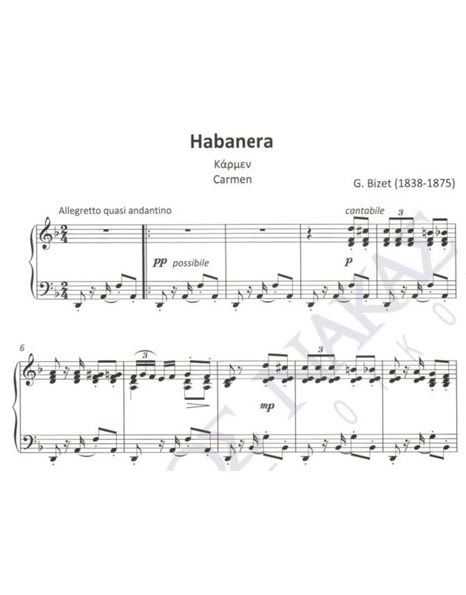 Habanera (Carmen) - Composer: G. Bizet