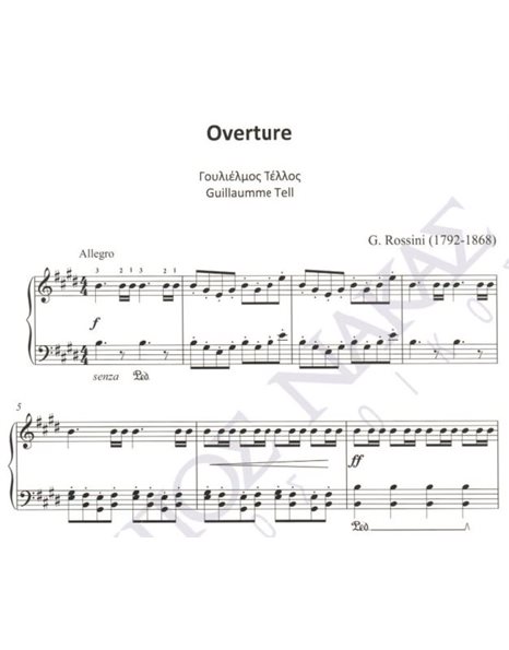 Overture (Guillaumme Tell) - Composer: G. Rossini