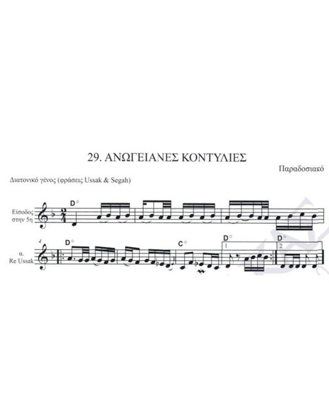 Anogeianes kontilies - Traditional