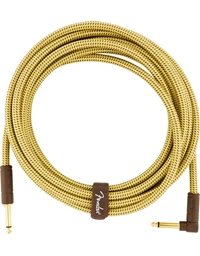 FENDER Deluxe TWD Instrument Cable 4,5m Angle