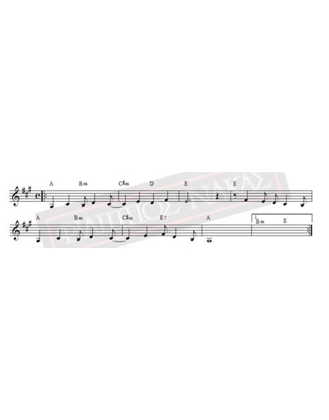 Μουσική: Δ. Γαλάνη, Στίχοι: M. Kοντοβά - Combo combo - Παρτιτούρα για download