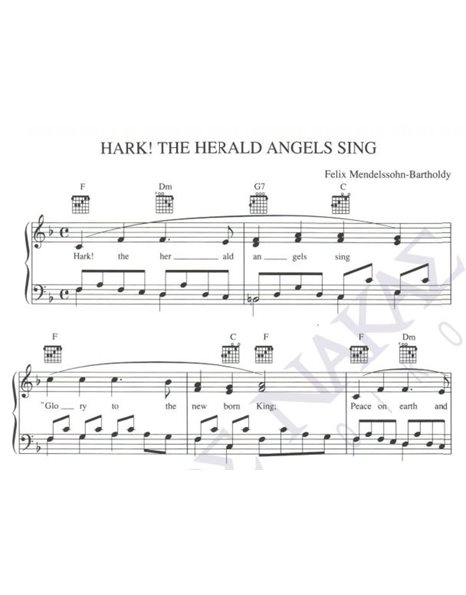 Hark! The Herals Angels sing - Composer: Felix Mendelssohn- Bartholdy