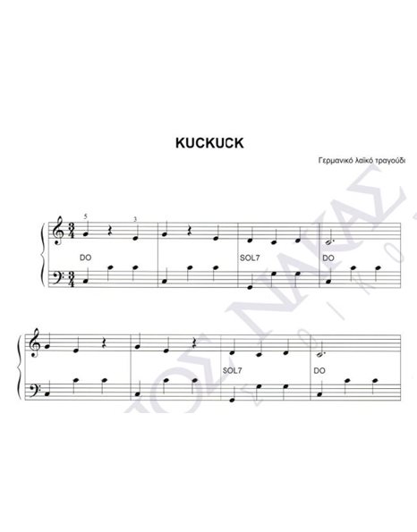 Kuckuck - German traditional song