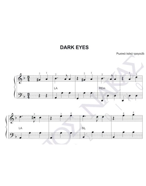 Dark eyes - Russian traditional song