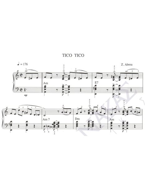 Tico tico - Mουσική: Z. Abreu