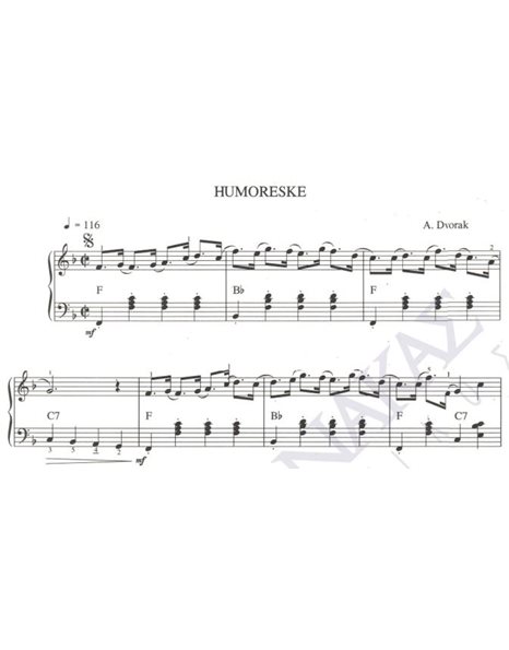Humoreske - Mουσική: A. Dvorak