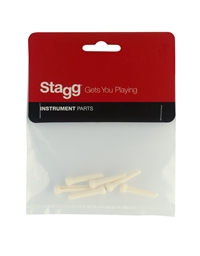 STAGG SP-PIWS-WH Βridge Pins for Αcoustic Guitar
