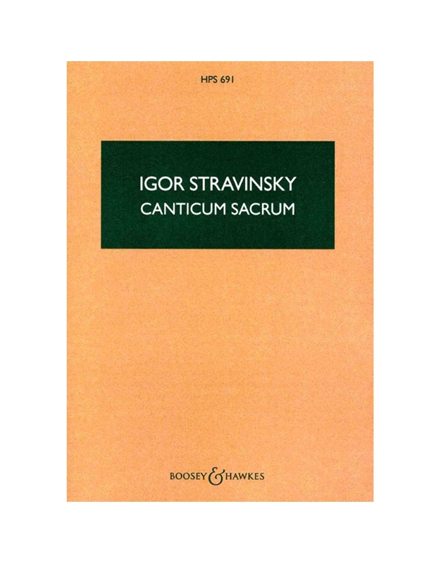 Stravinsky - Canticum Sacrum
