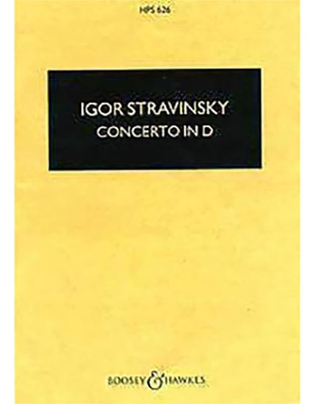 Stravinsky - Concerto In D