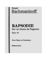 Rachmaninoff -  Rhapsodie On A Paganini's.
