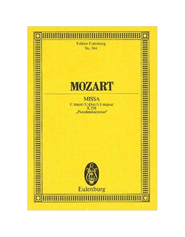 Mozart - Missa  KV 258
