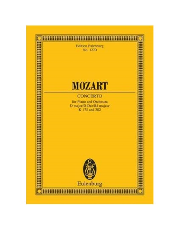 Mozart - Concerto D Maj.KV 175 & 382