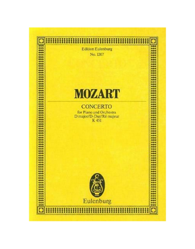 Mοzart -  Piano Concerto Kv 451