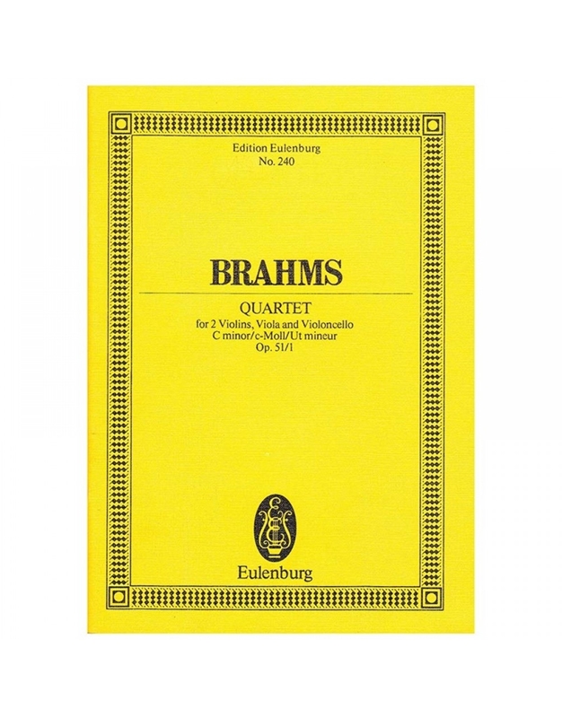 Brahms -String Quartet Op.51 N.1