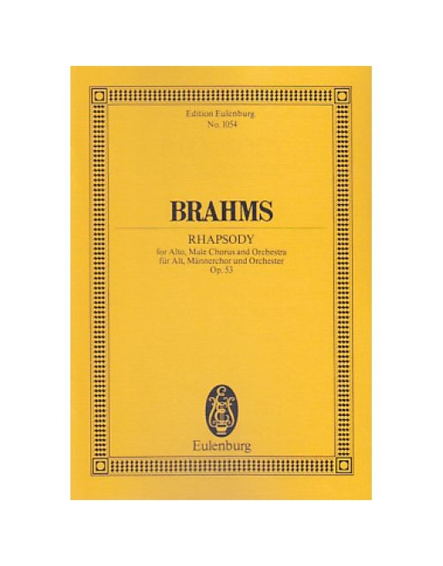 Brahms - Rhapsodie Op 53