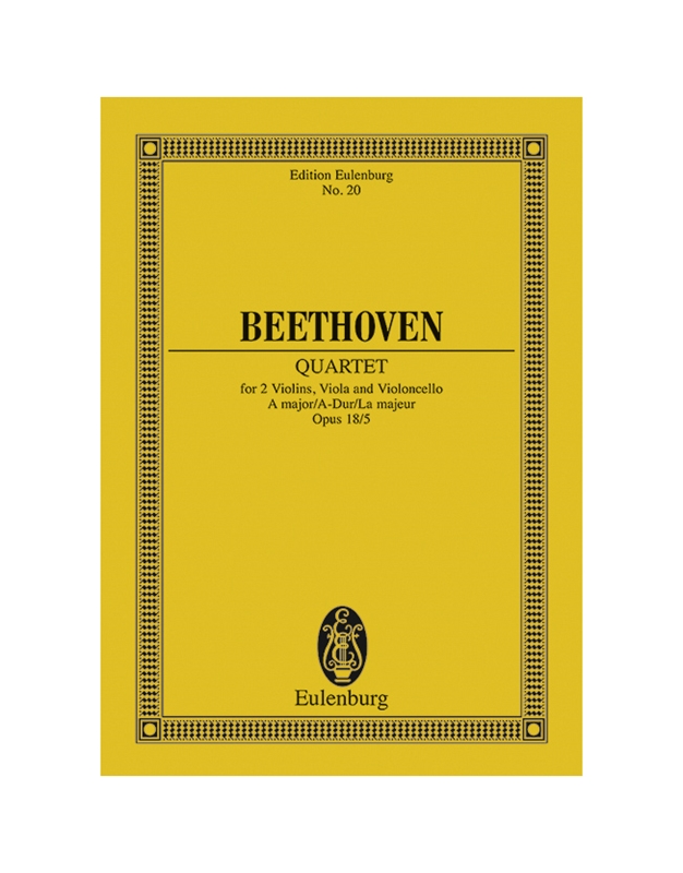 Beethoven -  String  Quartet OP 18 NO.5