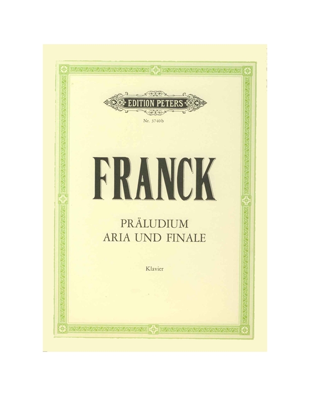 Franck - Preludio  Aria E Finale