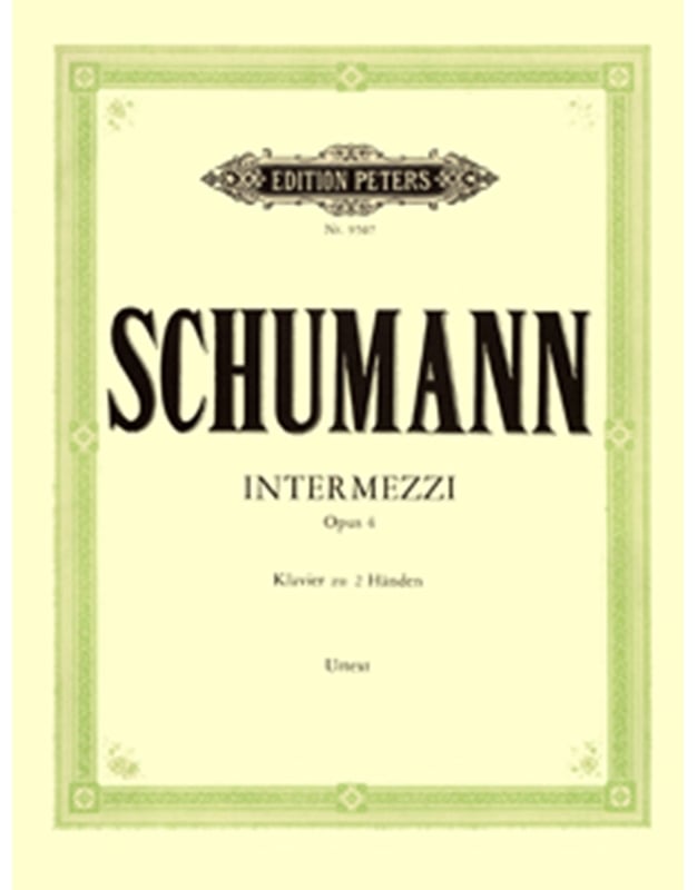  Schumann - Intermezzi Op.4
