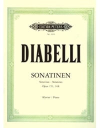 Anton Diabelli - Sonatinen Opus 151, 168 / Εκδόσεις Peters