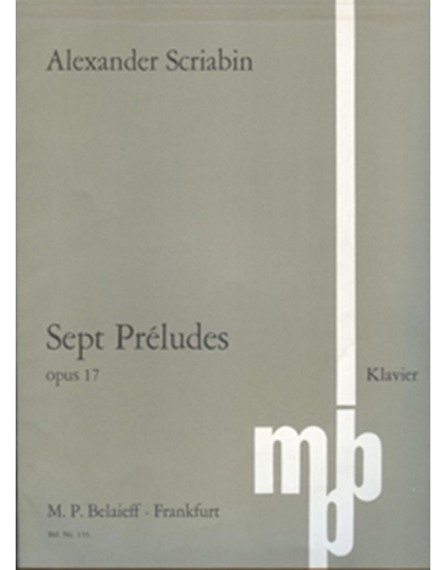 Skryabin -  Sept Preludes  Op.17